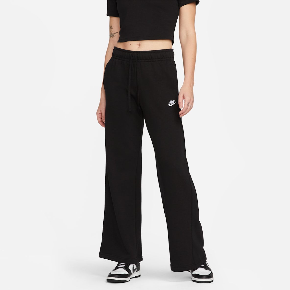 Nike Sportswear Club Fleece Nike Sportswear Club Fleece Women's Mid-Rise Wide-Leg Sweatpants