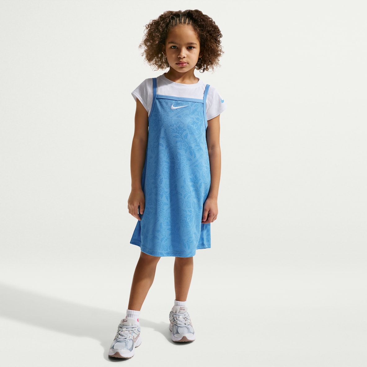 Nike Move With Nature Conjunto de vestido de 2 piezas para niñas talla pequeña