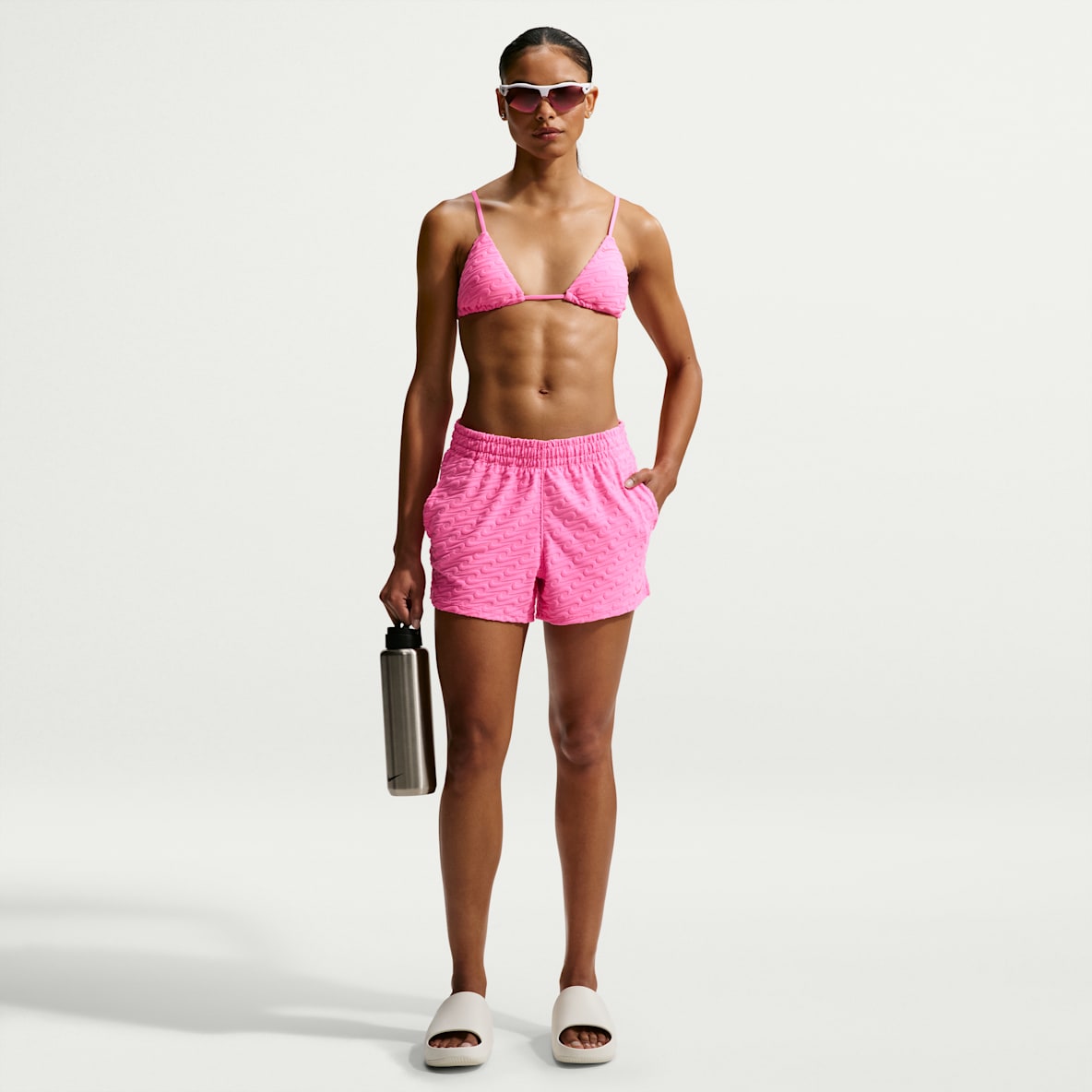 나이키 스윔 스우시 링크 여성 테리 커버업 쇼츠