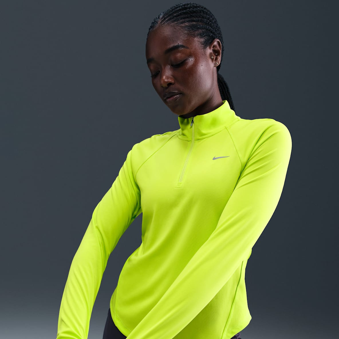 Nike Tempo Nike Tempo Haut de running à 1/4 de zip Dri-FIT pour femme
