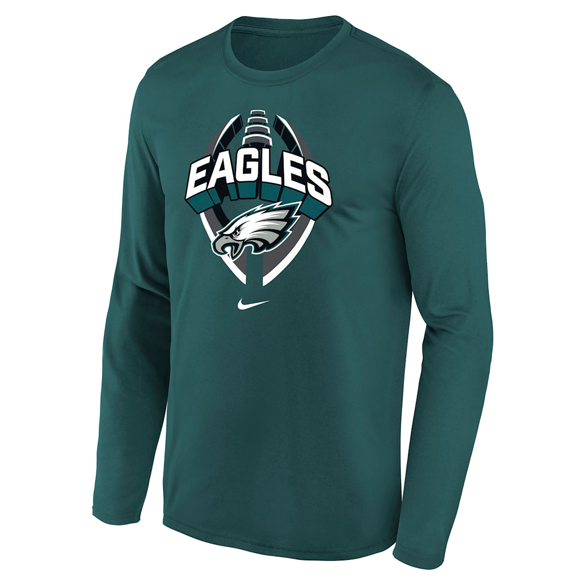 Philadelphia Eagles Legend Icon Philadelphia Eagles Legend Icon Big Kids' Nike Dri-FIT NFL Long-Sleeve T-Shirt