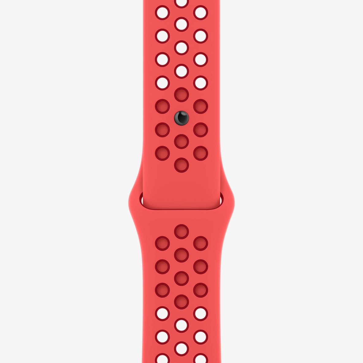 45mm Bright Crimson/Gym Red Nike Sport Band - S/M