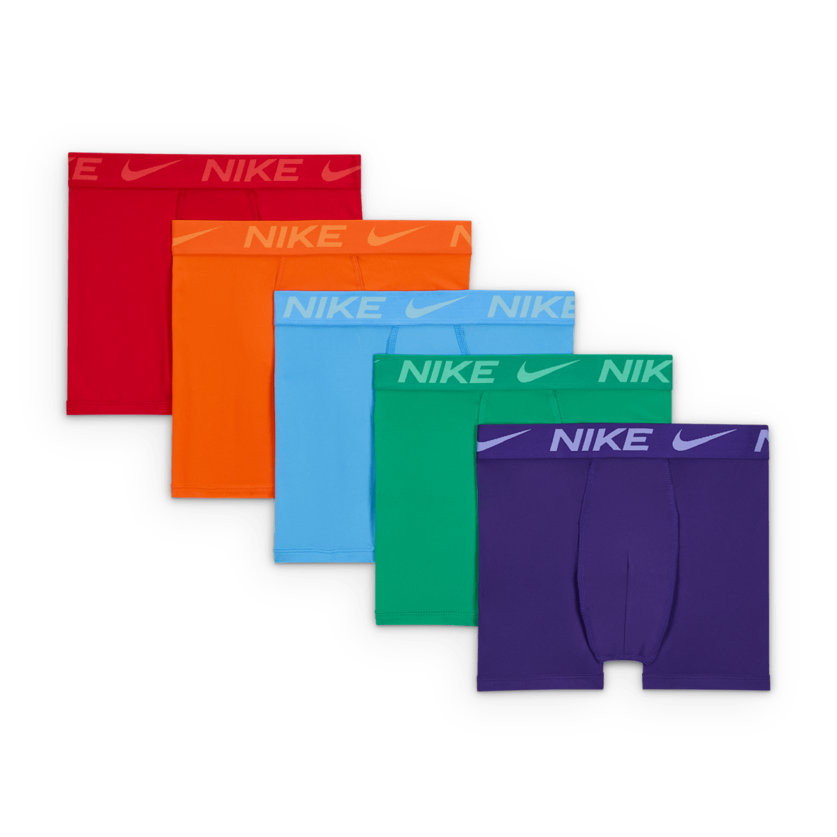 Nike Dri-FIT Nike Dri-FIT Big Kids' Color Pop Boxer Briefs (5-Pack)