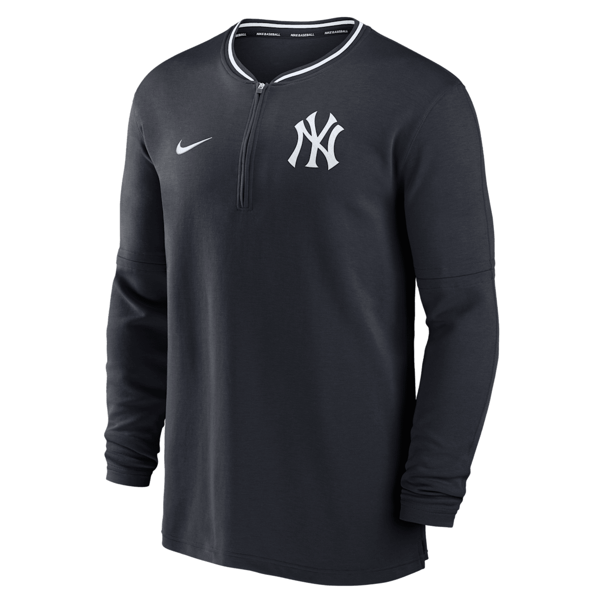 New York Yankees Authentic Collection New York Yankees Authentic Collection Men's Nike Dri-FIT MLB 1/2-Zip Long-Sleeve Top