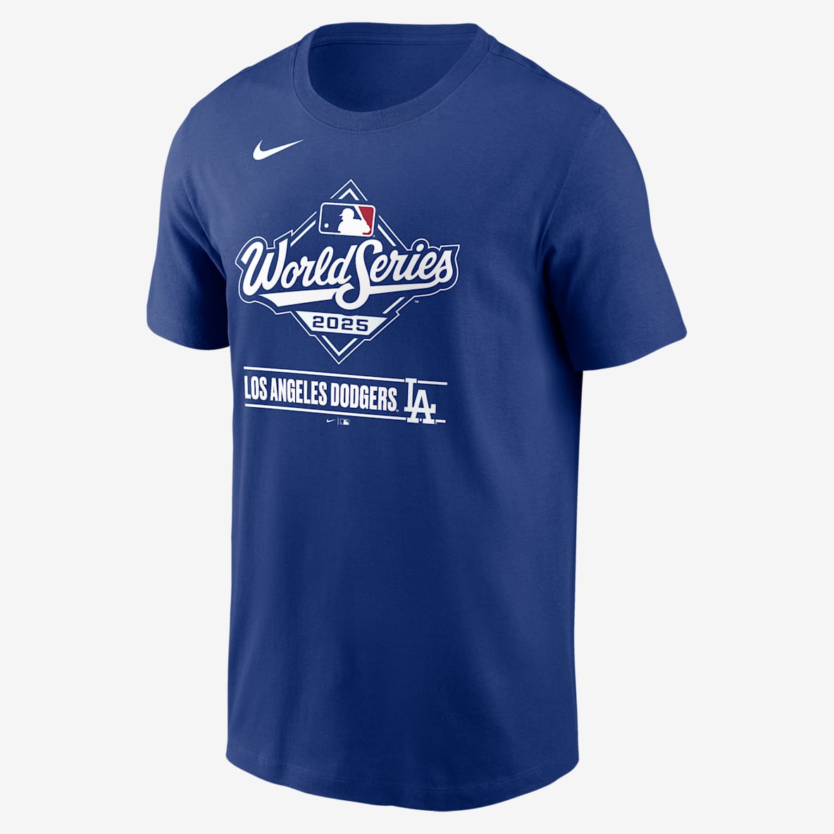 Los Angeles Dodgers 2025 World Series Participant Icon Los Angeles Dodgers 2025 World Series Participant Icon Men's Nike MLB T-Shirt
