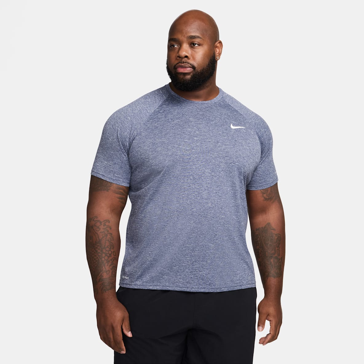 Nike Swim Hydroguard Essential Men's Dri-FIT UV Short Sleeve Top (Big & Tall)