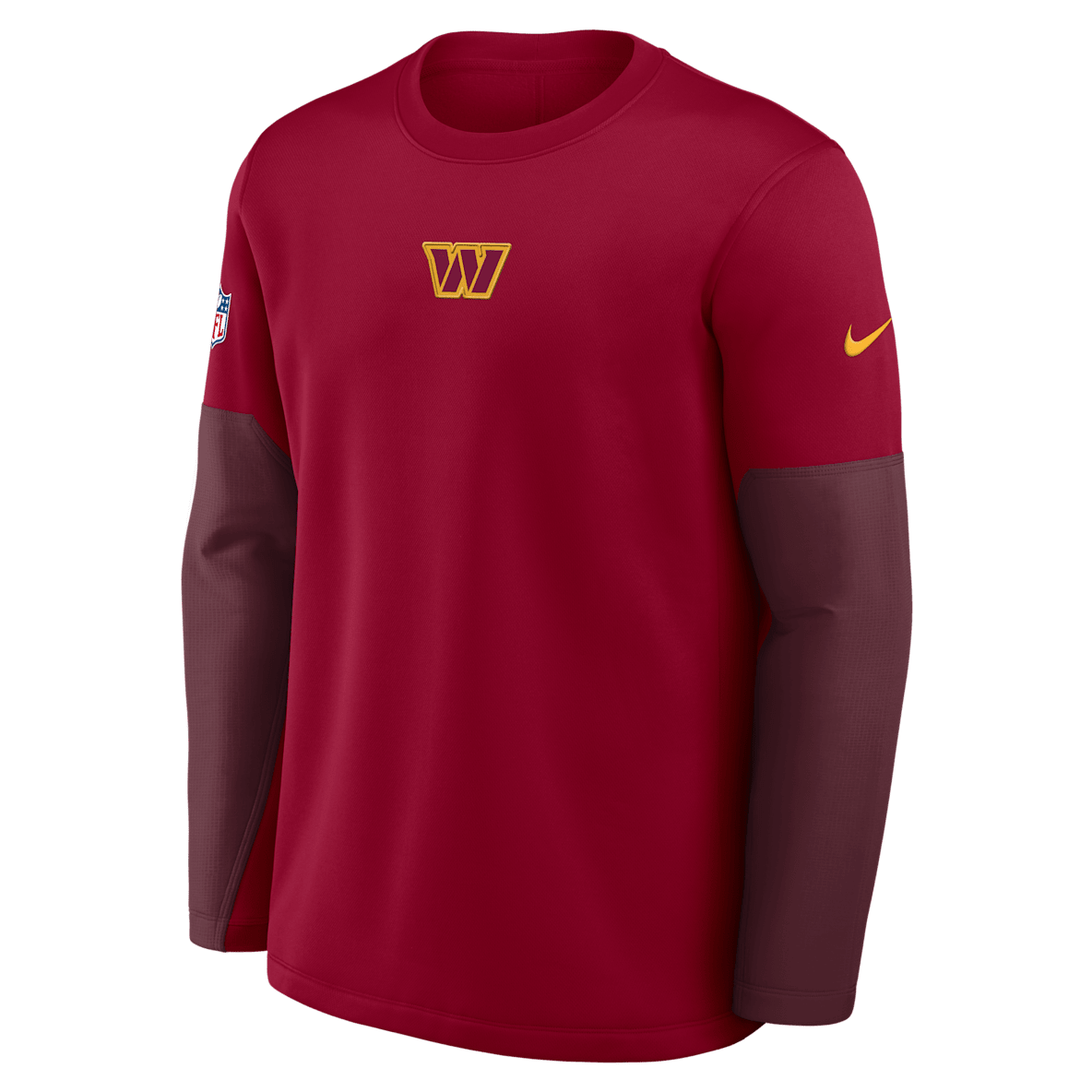 Washington Commanders Scripted To Win Sideline Coach Washington Commanders Scripted To Win Sideline Coach Men's Nike Therma-FIT NFL Long-Sleeve T-Shirt