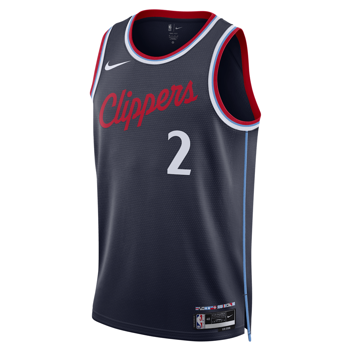 Kawhi Leonard LA Clippers Swingman Icon Edition Kawhi Leonard LA Clippers Swingman Icon Edition Jersey Nike Dri-FIT de la NBA para hombre