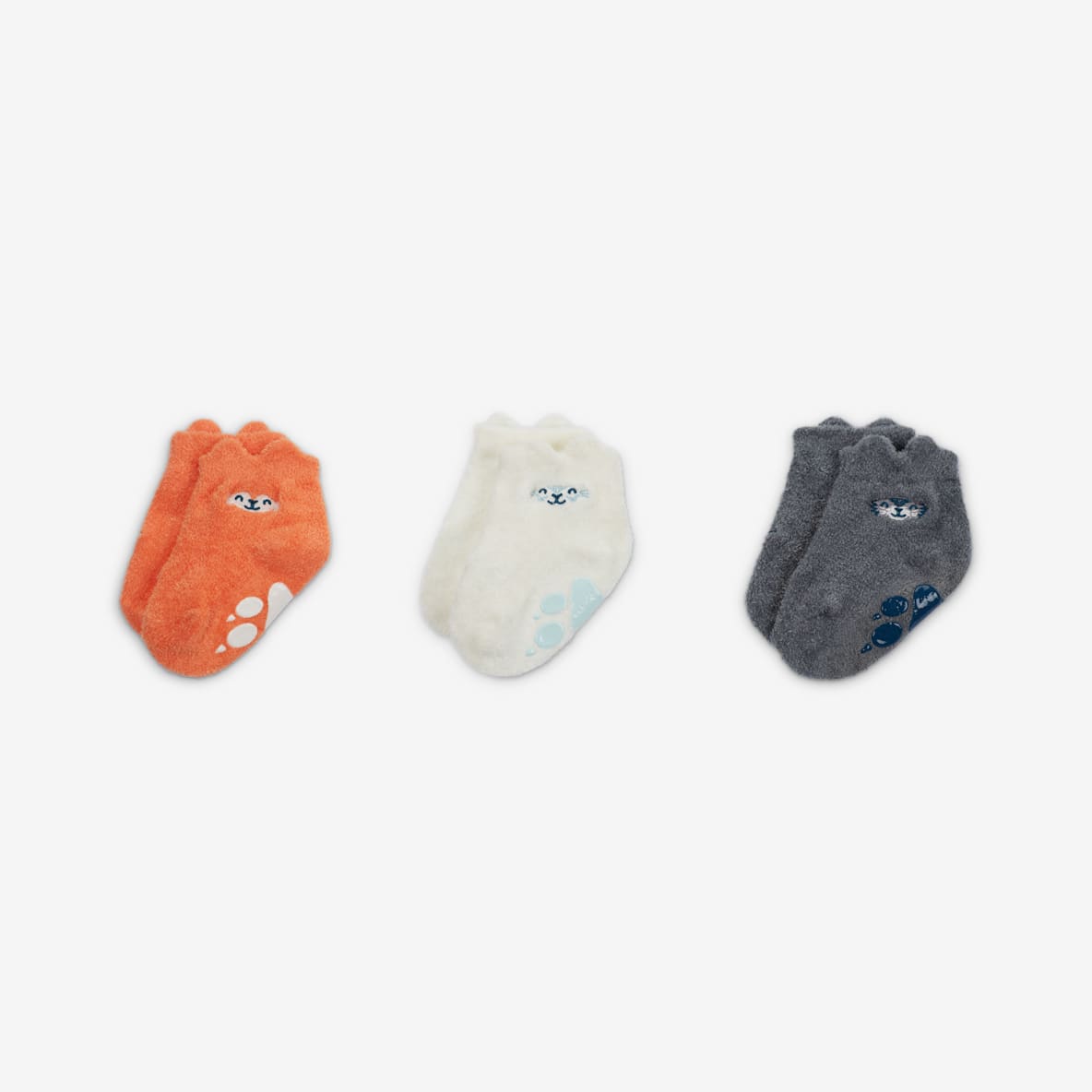 Calcetines de agarre al tobillo Nike Track Pack (paquete de tres) Calcetines de agarre al tobillo Nike Track Pack (paquete de tres) Calcetines para bebé