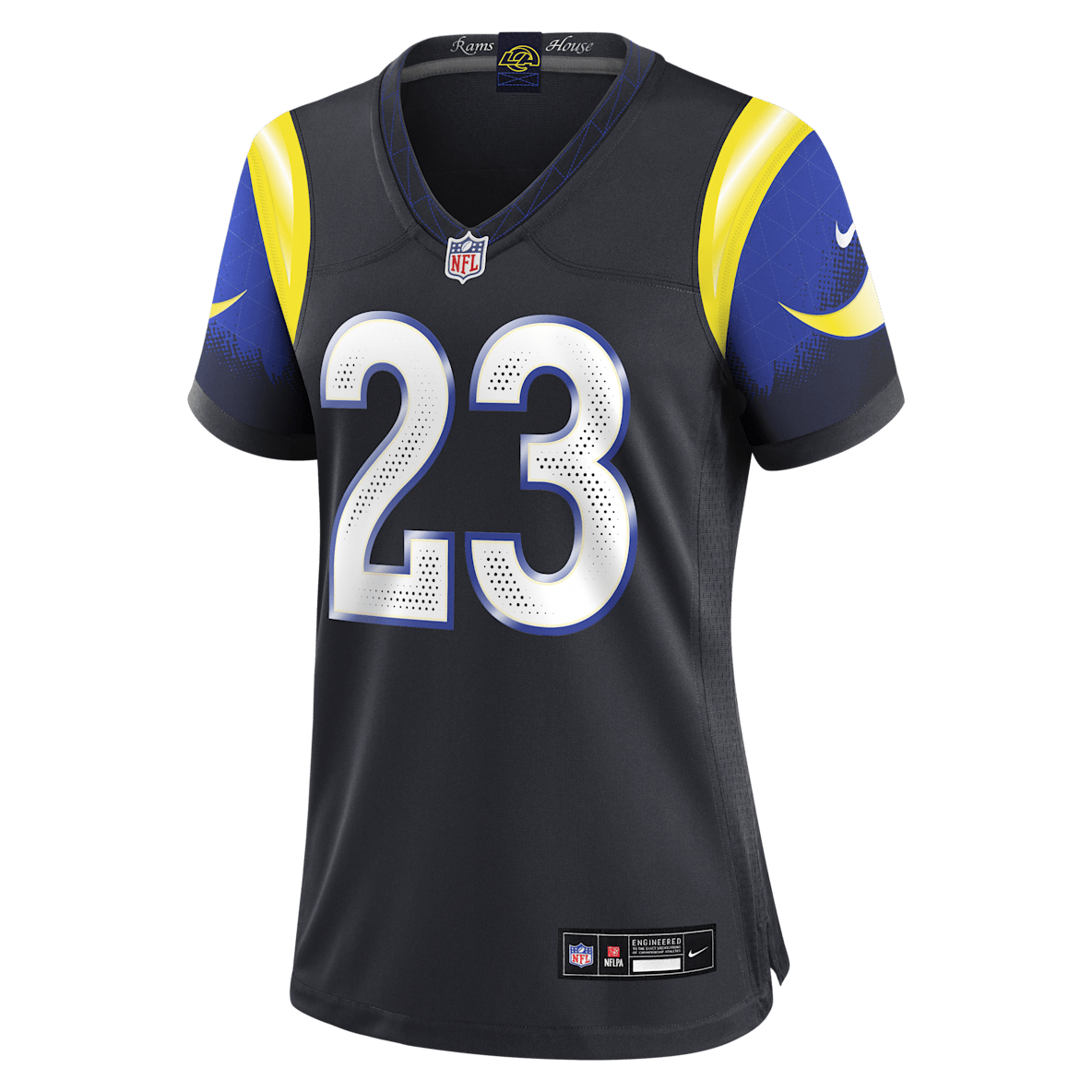 Kyren Williams Los Angeles Rams Rivalries Collection Jersey Nike de la NFL Game para mujer