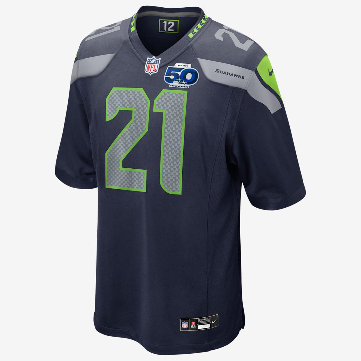 Devon Witherspoon Seattle Seahawks 50th Anniversary Men's Nike NFL Game Jersey