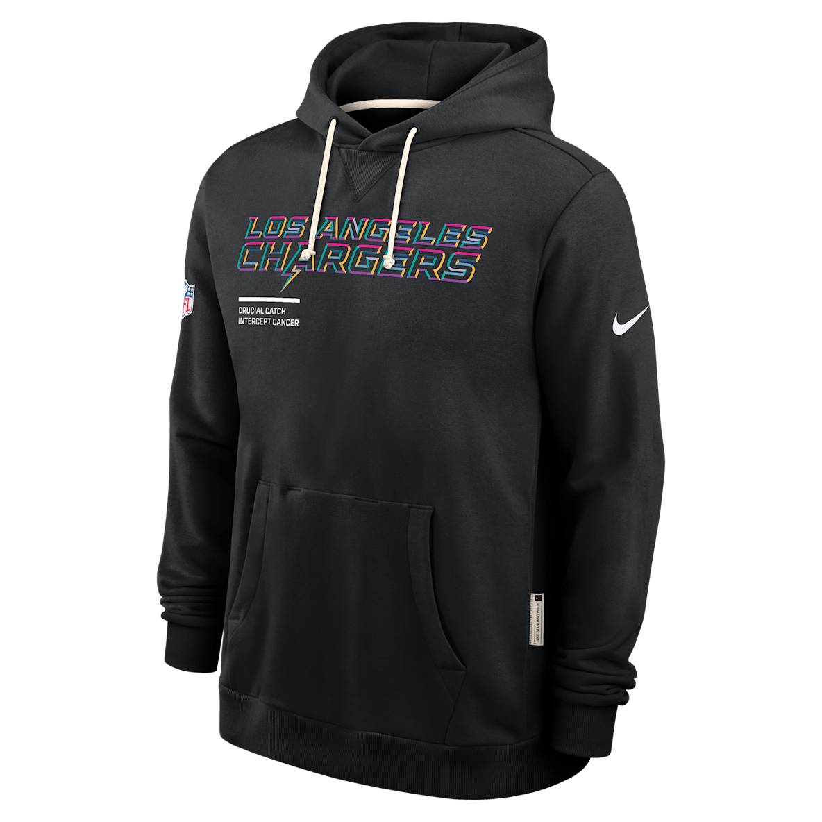 Los Angeles Chargers Crucial Catch Sideline Los Angeles Chargers Crucial Catch Sideline Men's Nike Dri-FIT NFL Pullover Hoodie