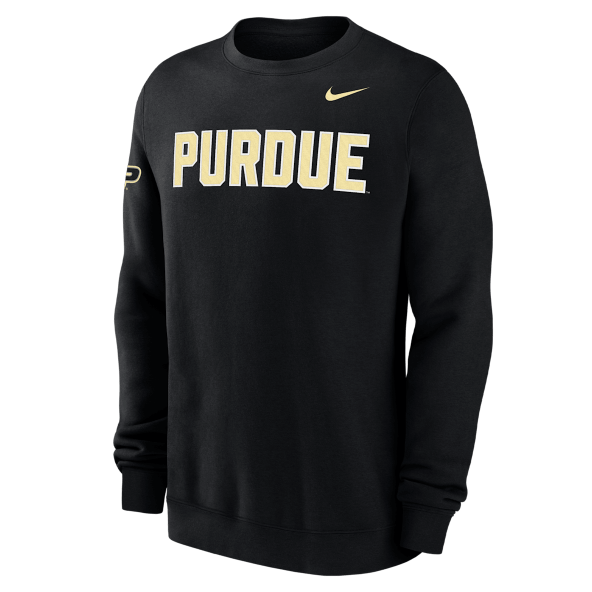 Purdue Club Fleece Purdue Club Fleece Men's Nike College Crew-Neck Sweatshirt
