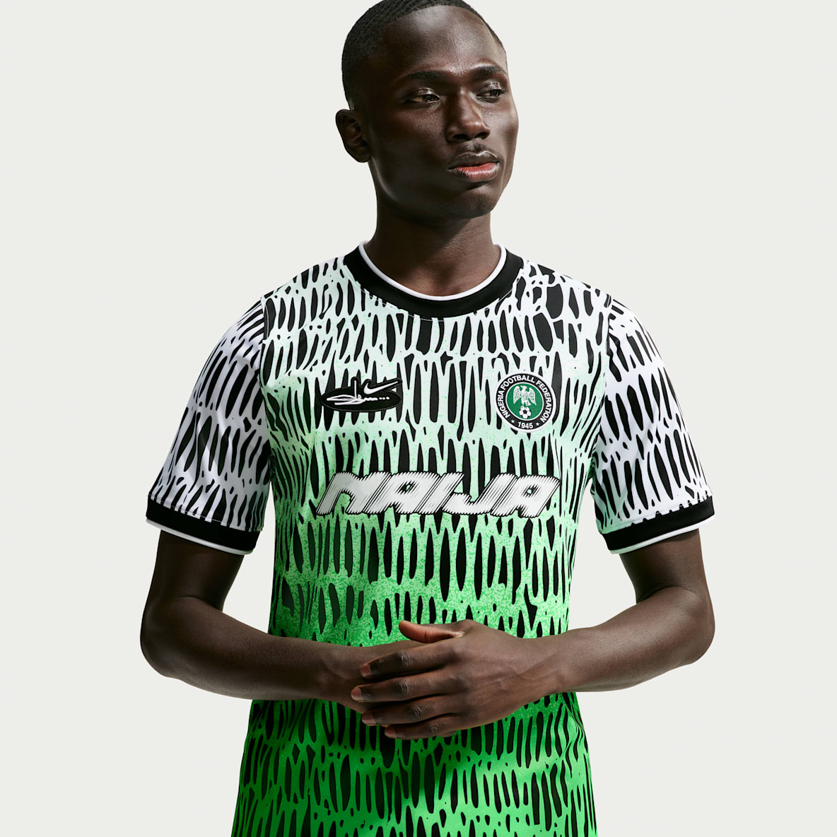 Nike x Nigeria x Slawn Men's Dri-FIT Academy Pro Short-Sleeve Soccer Top