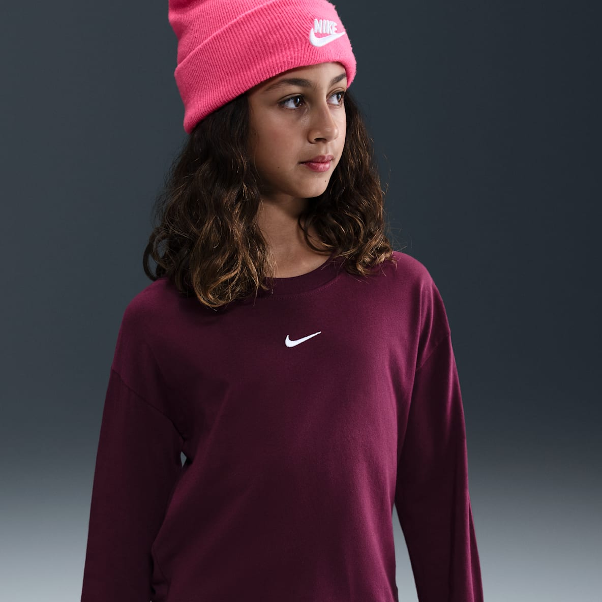 Nike Sportswear Essential Nike Sportswear Essential Big Kids' (Girls') Long-Sleeve T-Shirt