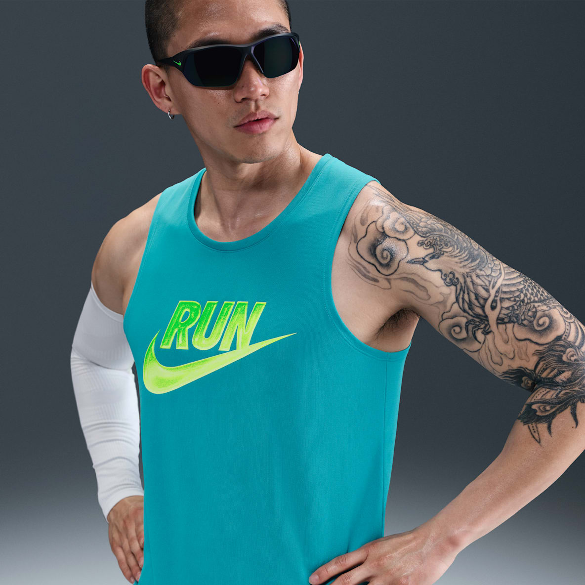 나이키 마일러 런 에너지 남성 드라이 핏 러닝 탱크 탑