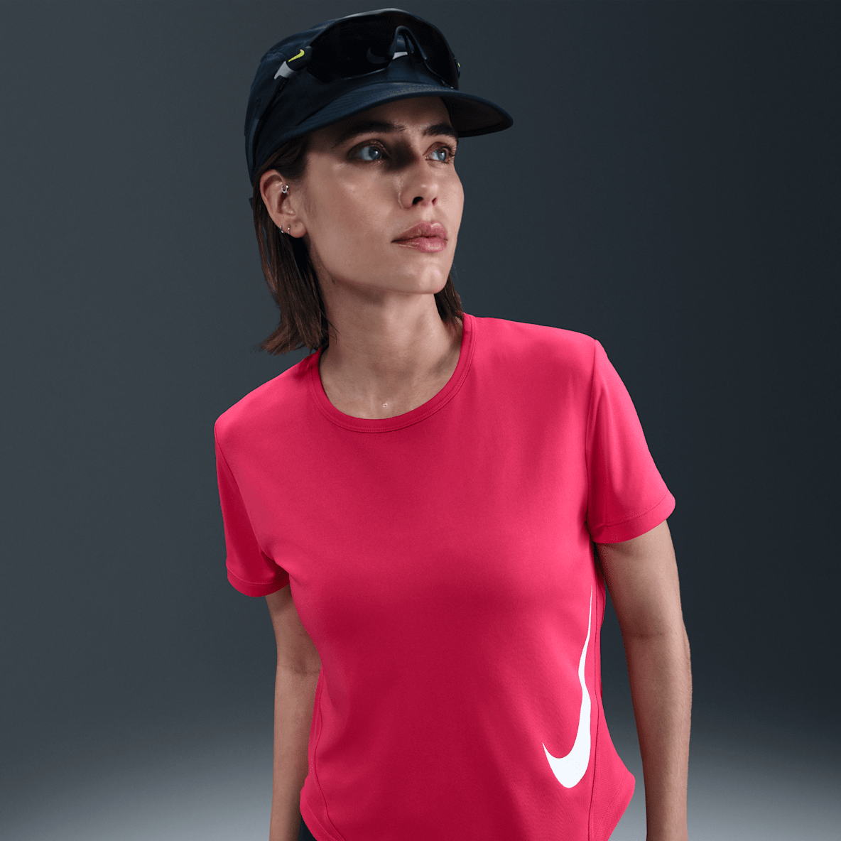 Nike Tempo Swoosh Run Nike Tempo Swoosh Run Women's Dri-FIT Short-Sleeve Running Top