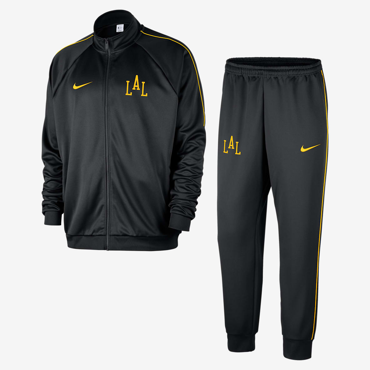 Los Angeles Lakers City Edition Nike NBA Club Peak-tracksuit til mænd