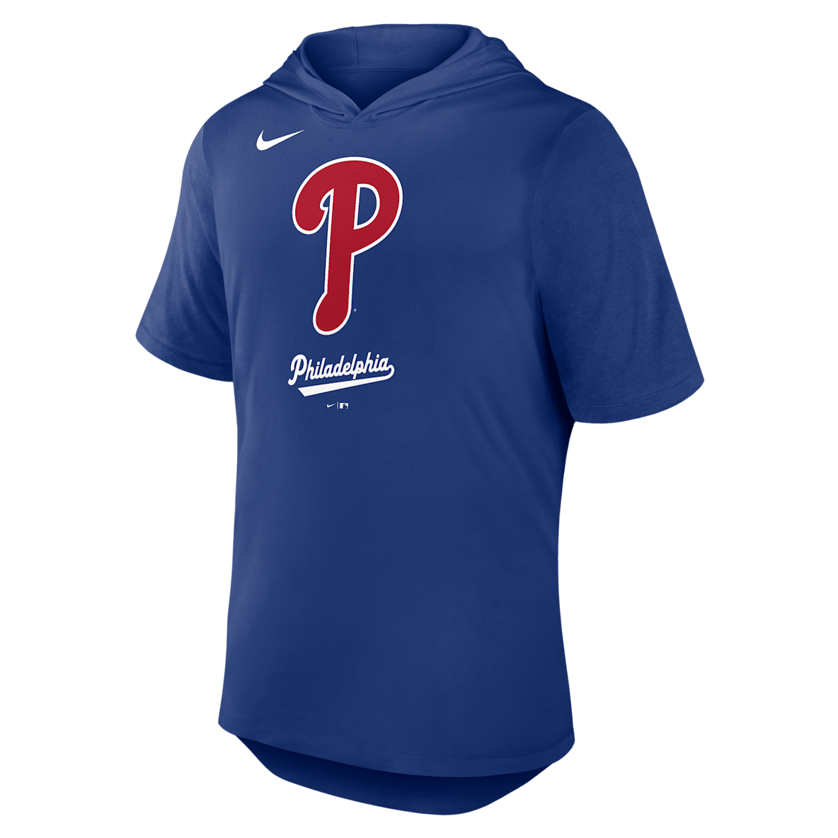 Philadelphia Phillies Logo Men's Nike Dri-FIT MLB Hooded T-Shirt