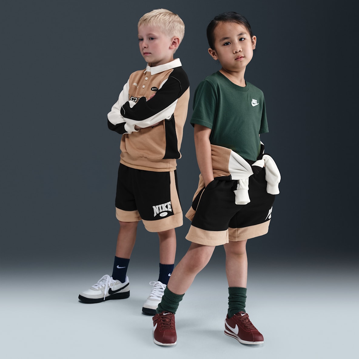 Nike Game Day Essentials Shorts de French Terry para niños talla pequeña