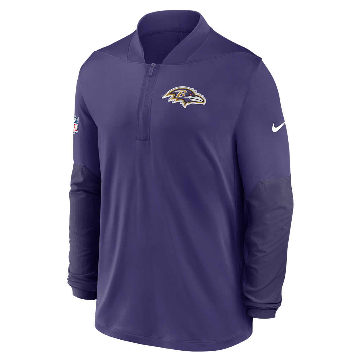 Baltimore Ravens Feel The Pressure Baltimore Ravens Feel The Pressure Men's Nike Dri-FIT NFL 1/2-Zip Top