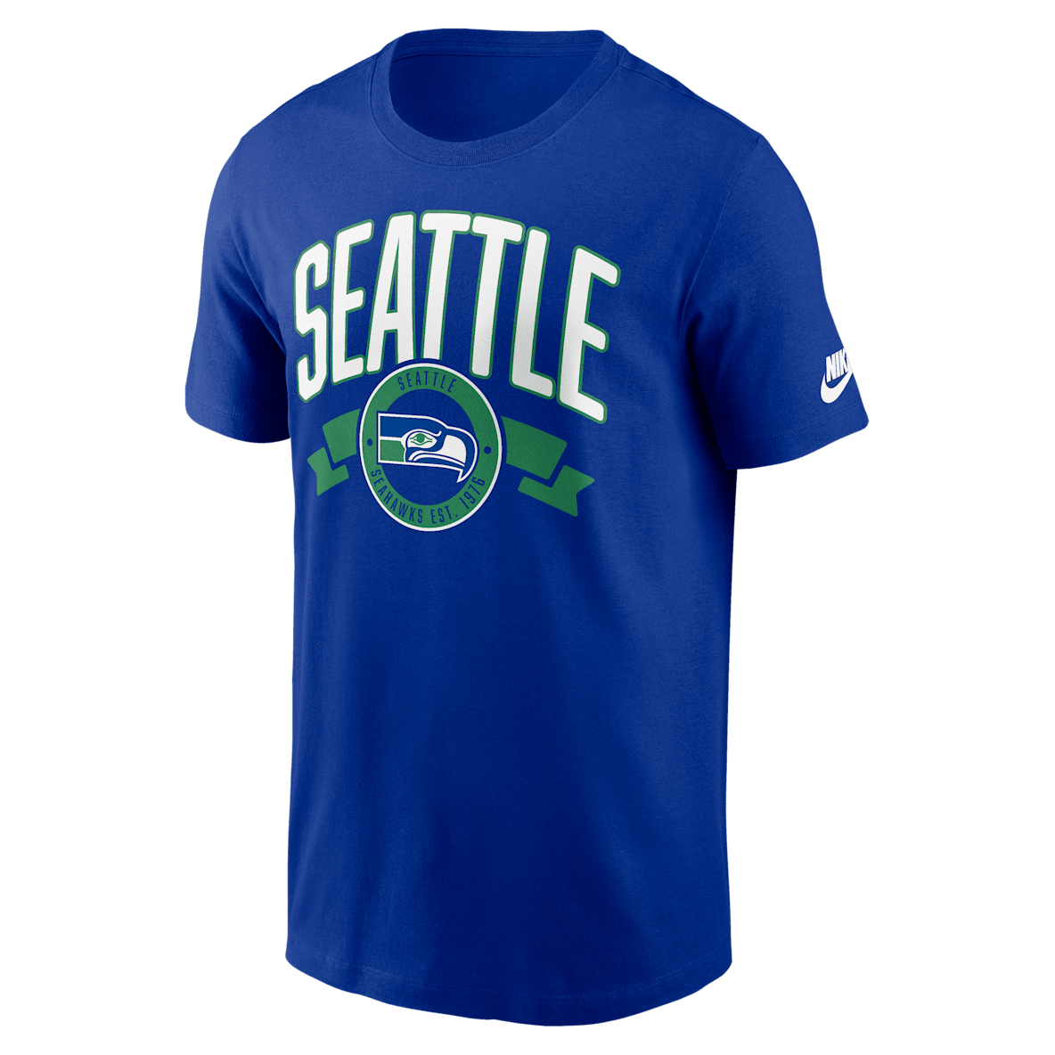 Seattle Seahawks Rewind Front And Back Hit Essential Seattle Seahawks Rewind Front And Back Hit Essential Men's Nike NFL T-Shirt