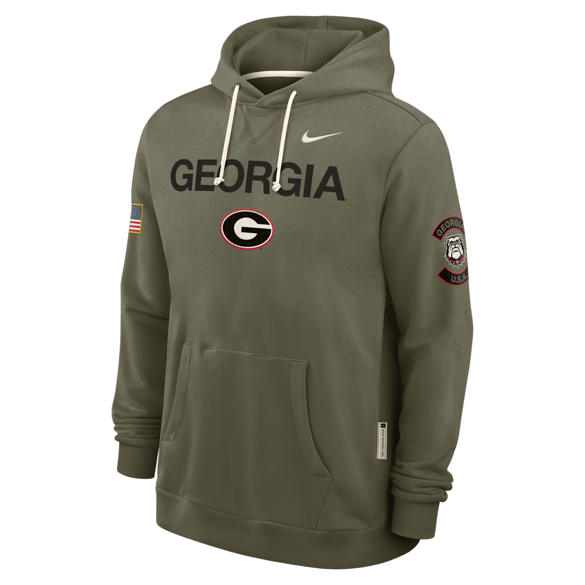 Georgia 2025 Military Appreciation Georgia 2025 Military Appreciation Men's Nike Dri-FIT College Pullover Hoodie