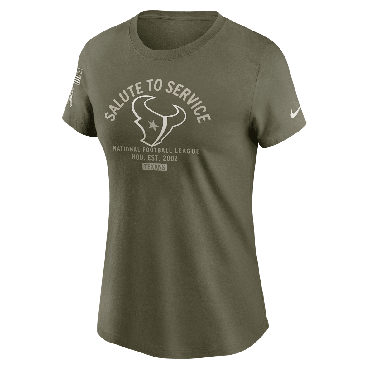 Houston Texans Salute to Service Sideline Houston Texans Salute to Service Sideline Women's Nike NFL T-Shirt