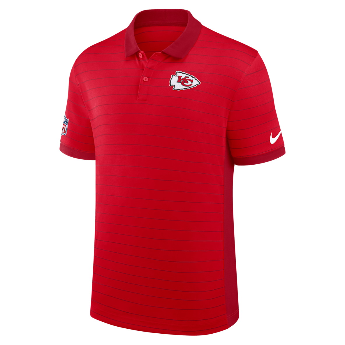 Kansas City Chiefs Sideline Victory Stripe Kansas City Chiefs Sideline Victory Stripe Men's Nike Dri-FIT NFL Polo