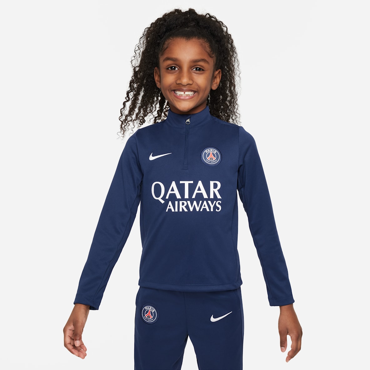 Paris Saint-Germain Academy Pro Paris Saint-Germain Academy Pro Nike Soccer felső futballgyakorlatokhoz, kisgyerekeknek