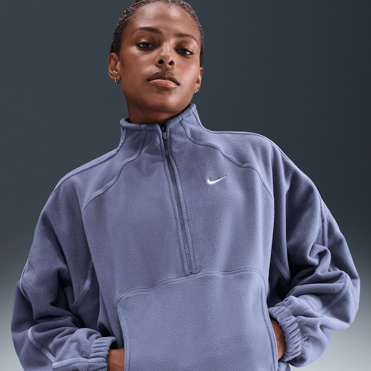 Nike One Nike One Therma-FIT top med 1/2-lynlås til kvinder