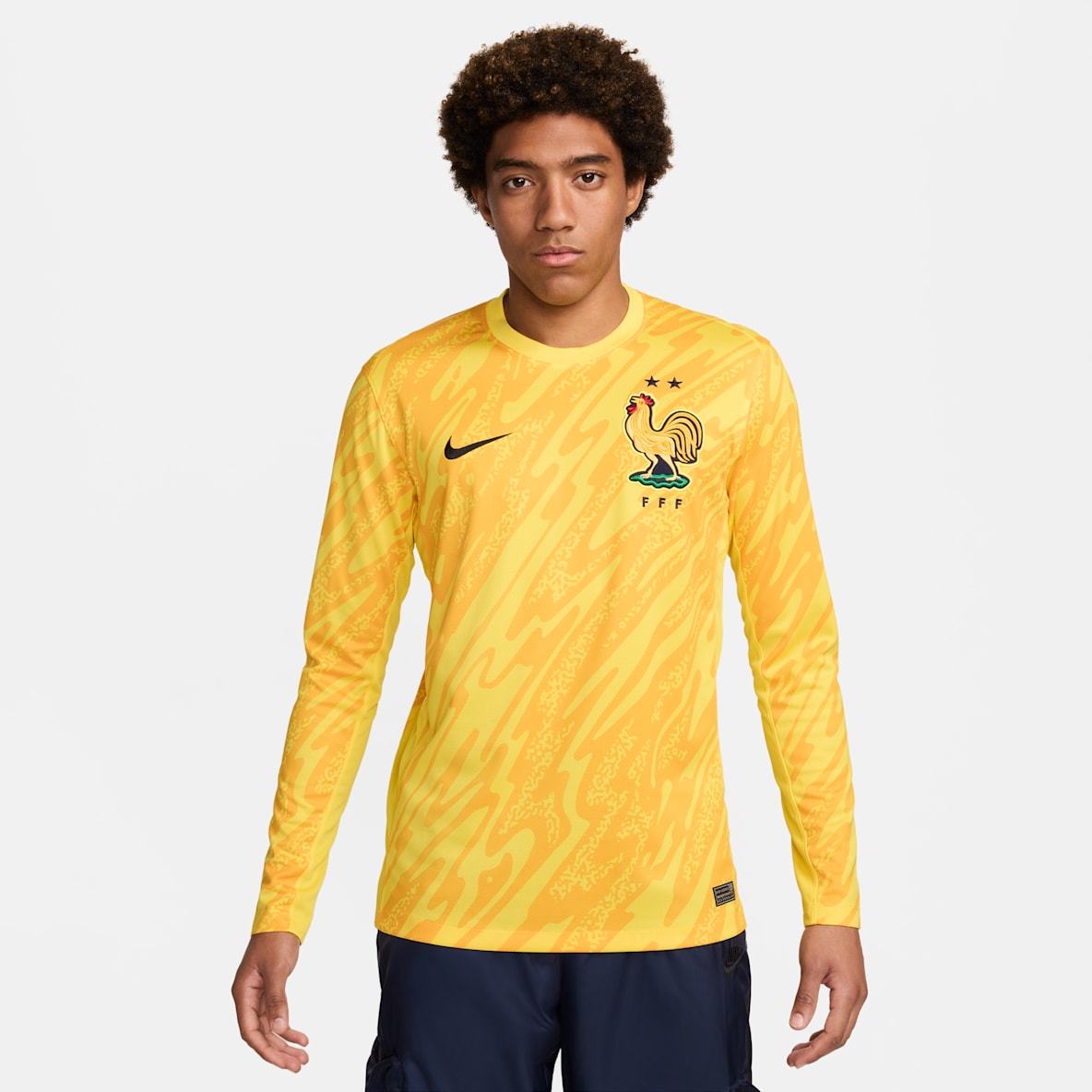 FFF (Men's Team) 2024/25 Stadium Goalkeeper FFF (Men's Team) 2024/25 Stadium Goalkeeper Men's Nike Dri-FIT Soccer Replica Jersey