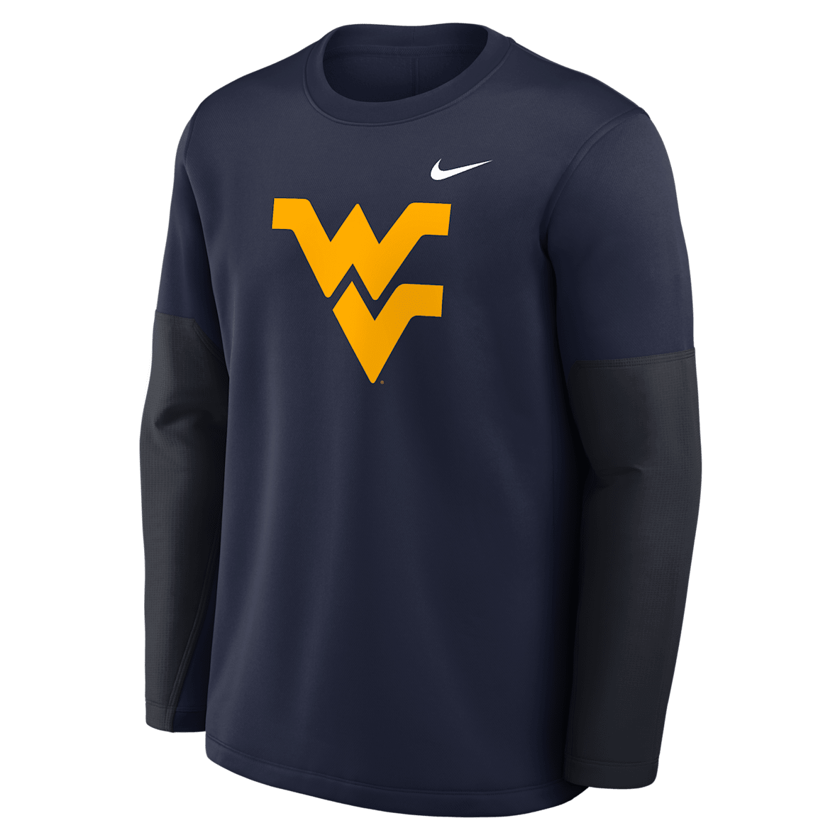 West Virginia Sideline Coach West Virginia Sideline Coach Men's Nike Therma-FIT College Long-Sleeve T-Shirt
