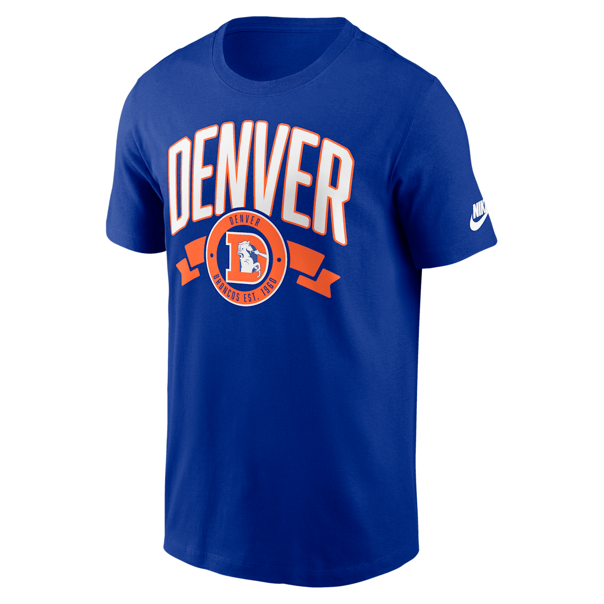 Denver Broncos Rewind Front And Back Hit Essential Denver Broncos Rewind Front And Back Hit Essential Men's Nike NFL T-Shirt
