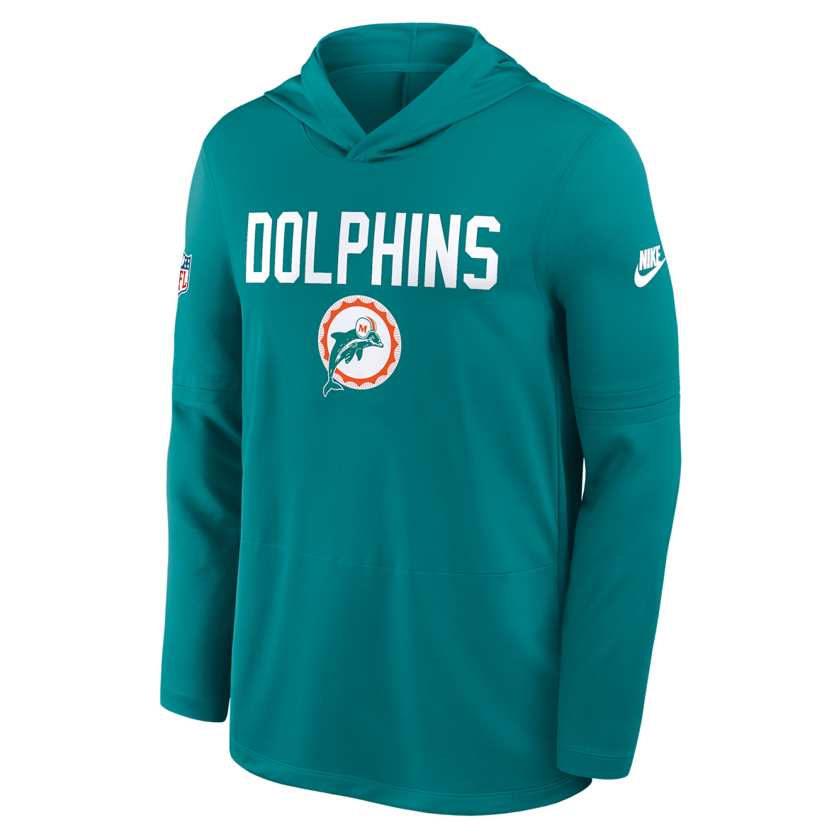 Miami Dolphins Pass Accuracy Miami Dolphins Pass Accuracy Men's Nike Dri-FIT NFL Long-Sleeve Hooded Top