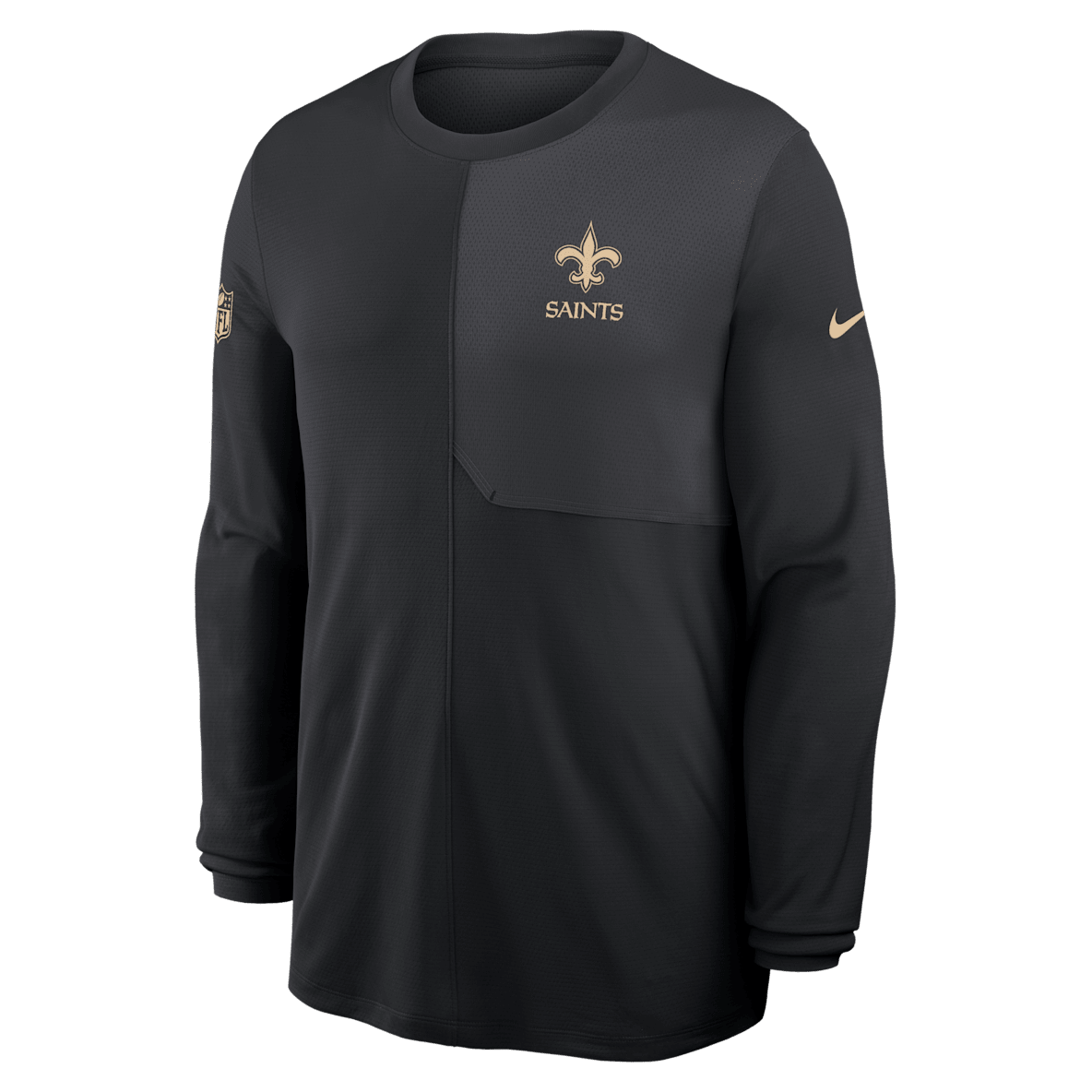 New Orleans Saints Sideline Coach New Orleans Saints Sideline Coach Men's Nike Dri-FIT NFL Long-Sleeve Top