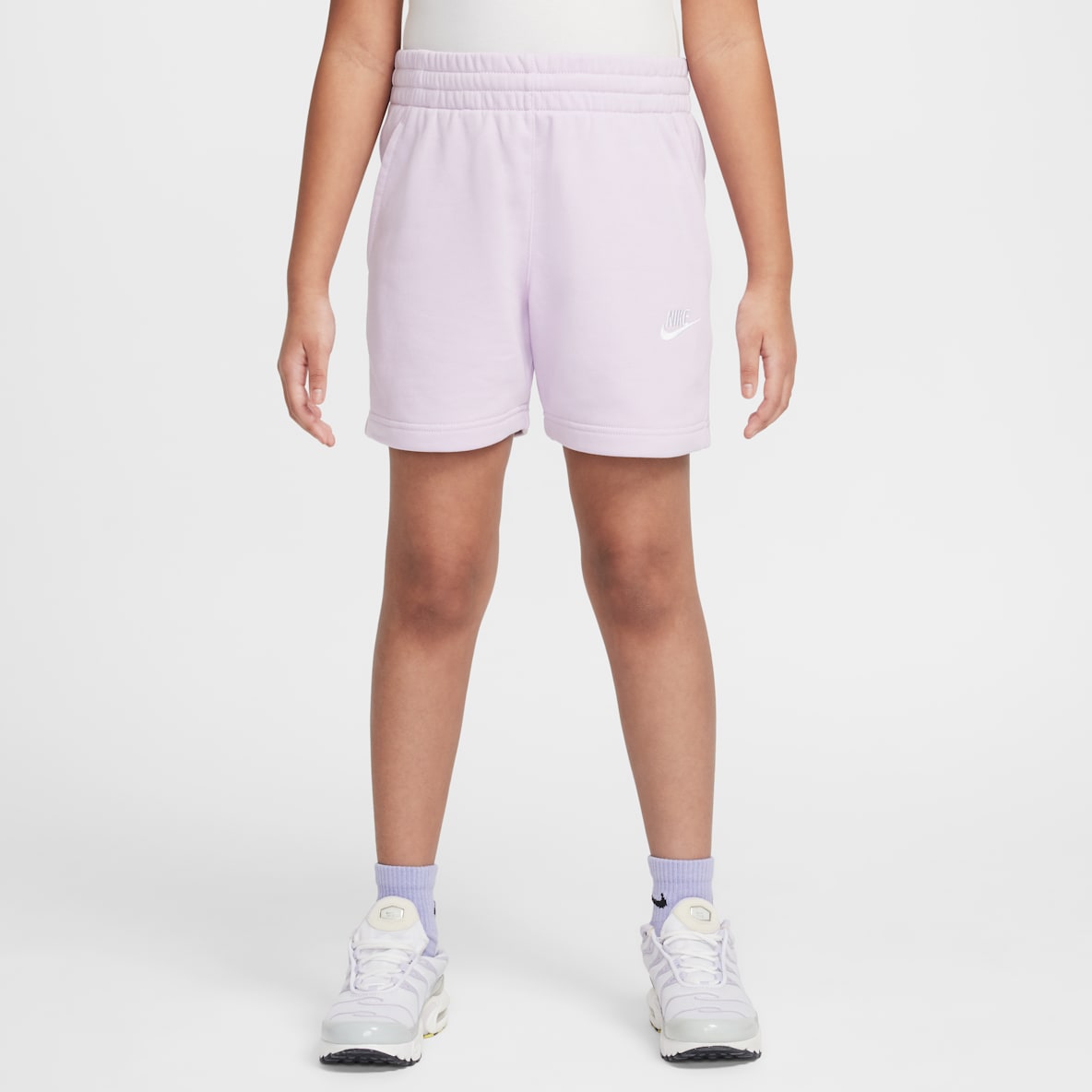 Nike Sportswear Club Fleece Nike Sportswear Club Fleece Shorts de French Terry de 5" para niña talla grande