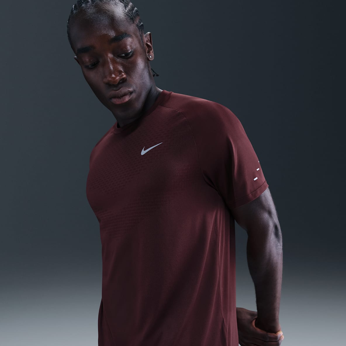 Nike Stride Nike Stride Playera de correr de manga corta Dri-FIT ADV para hombre