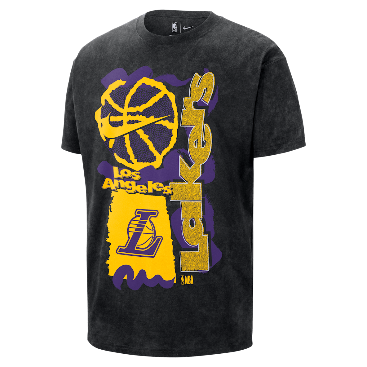 Los Angeles Lakers Courtside Los Angeles Lakers Courtside Men's Nike NBA Max90 T-Shirt