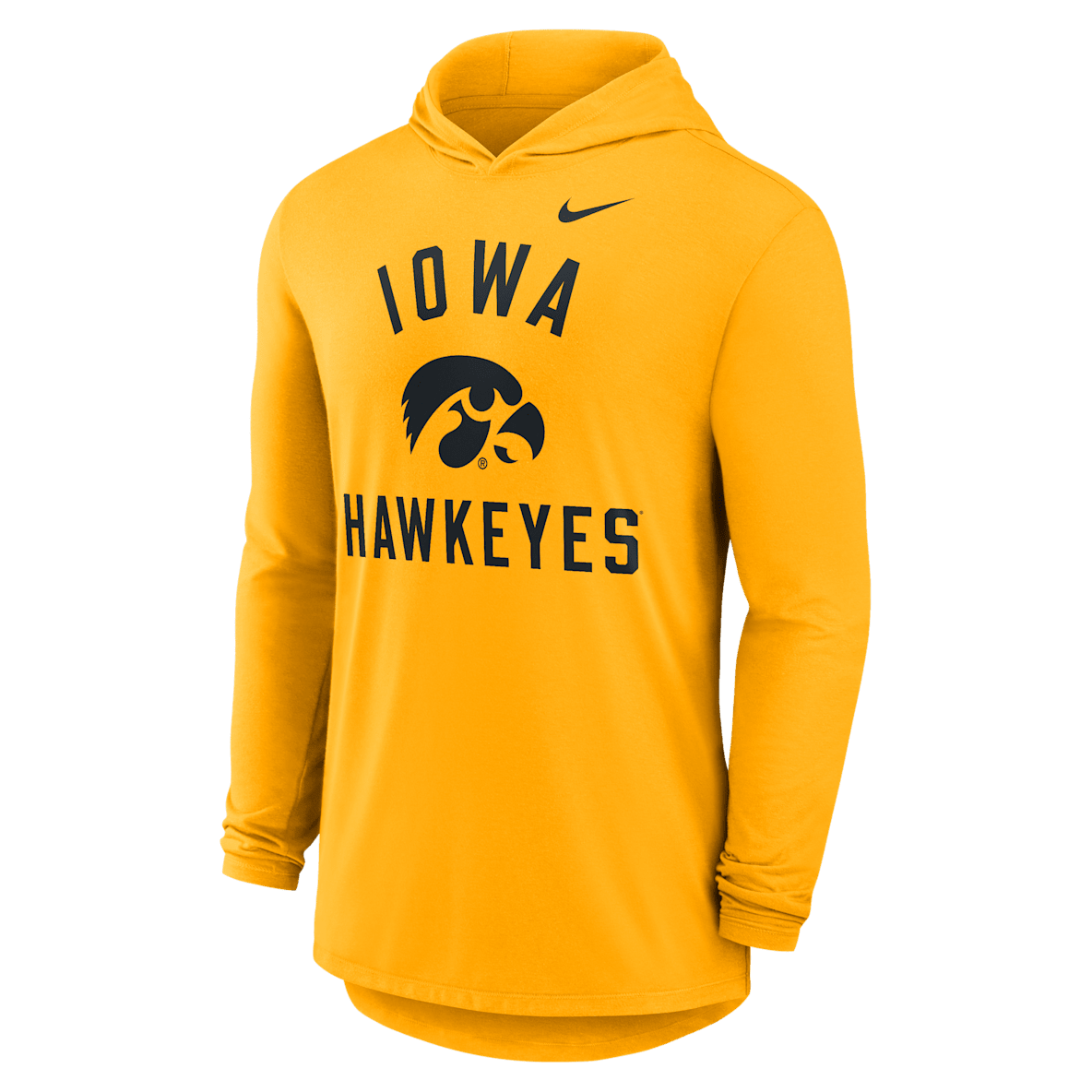 Iowa Campus Arch Iowa Campus Arch Men's Nike Dri-FIT College Long-Sleeve Hooded T-Shirt