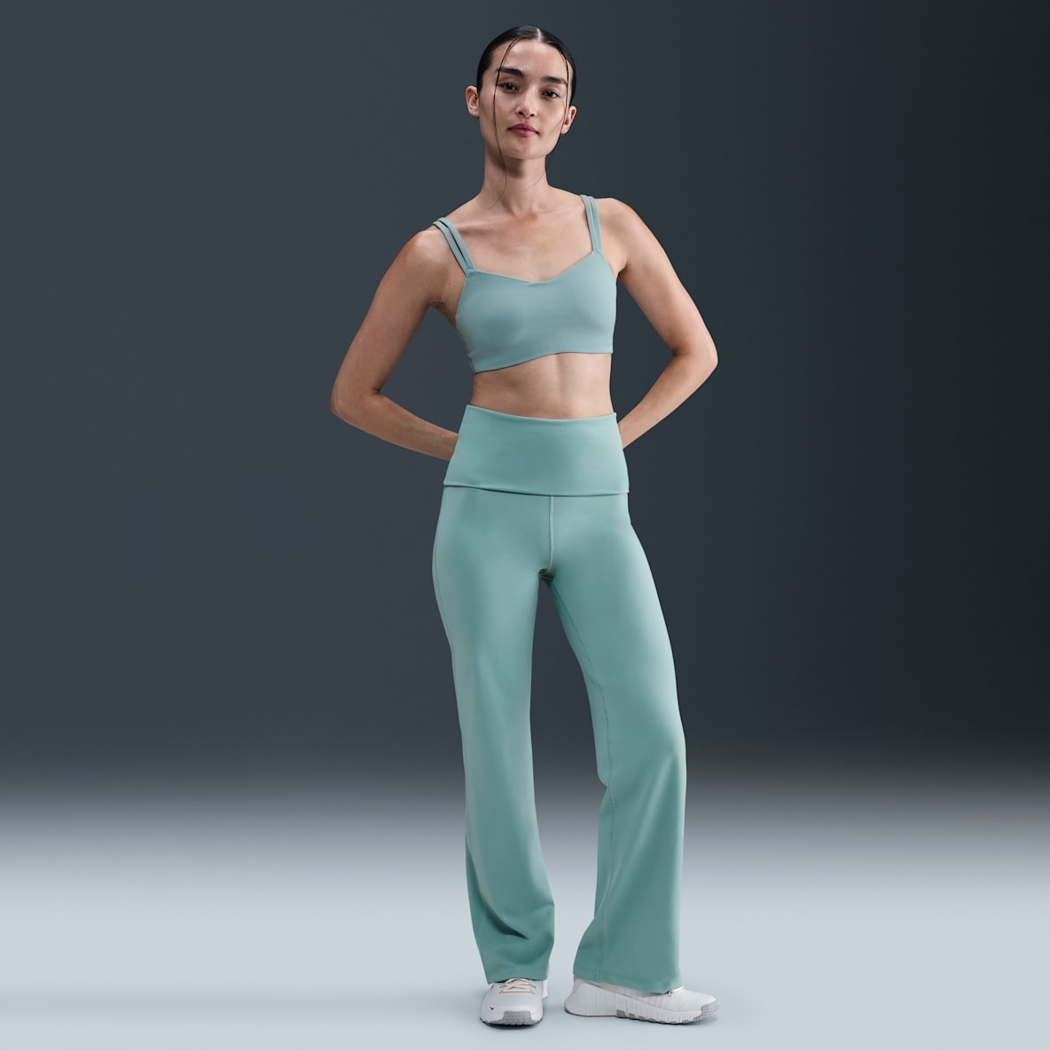 Nike One Women's Dri-FIT High-Waisted Fold-Over Trousers