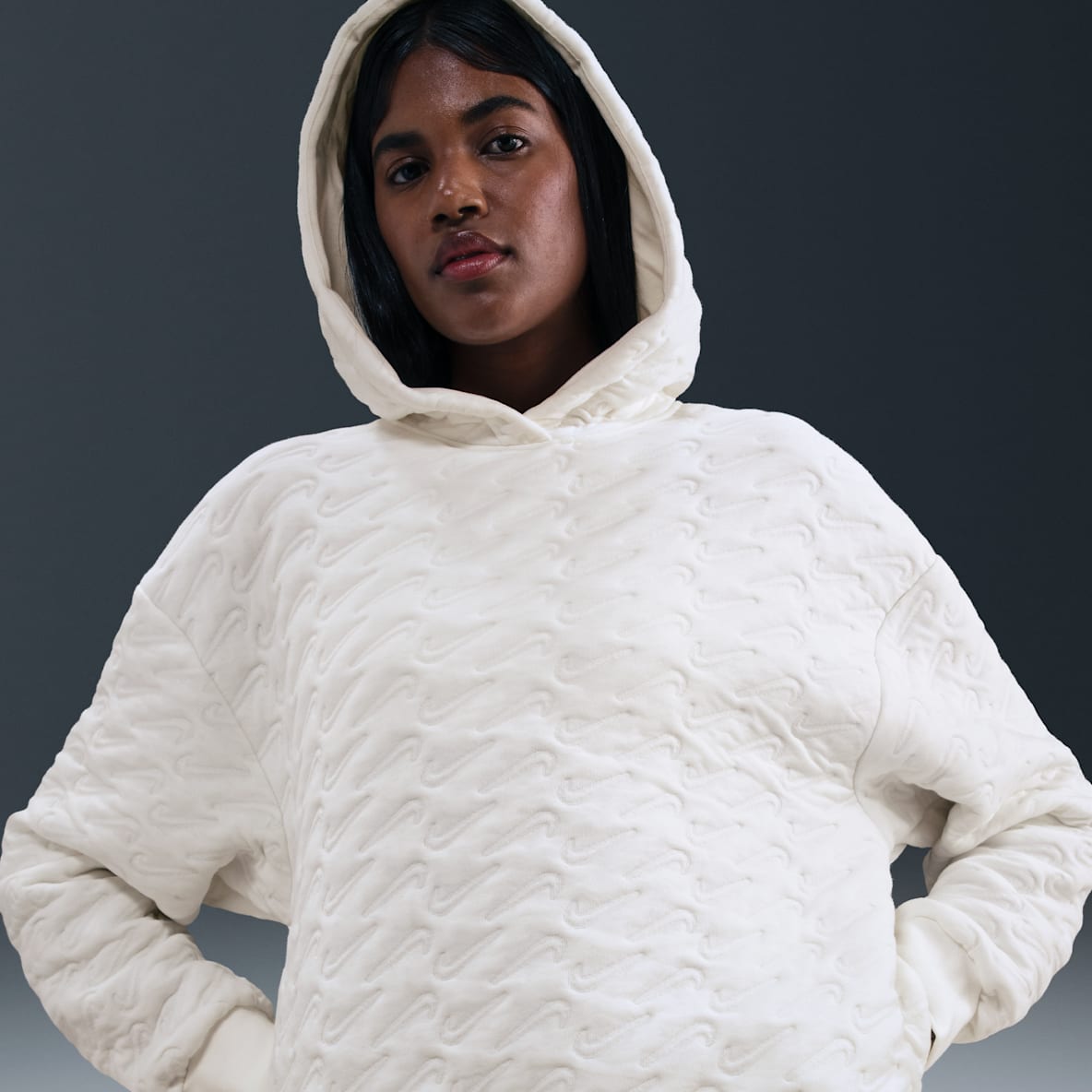 Nike Sportswear Phoenix Fleece Nike Sportswear Phoenix Fleece Women's Loose Jacquard Pullover Hoodie