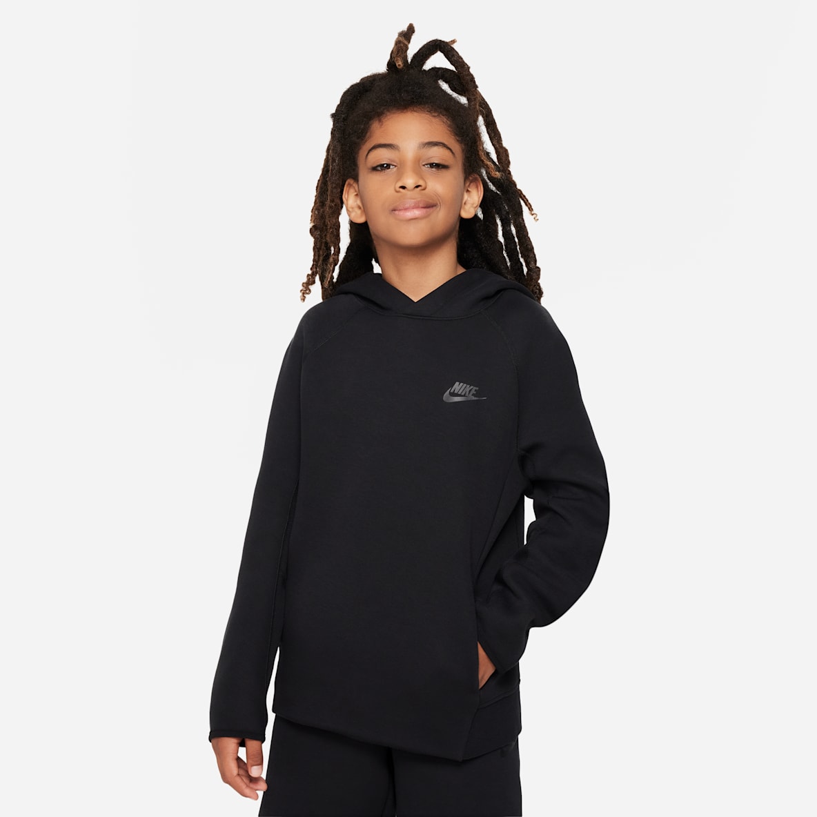 Nike Sportswear Tech Fleece Nike Sportswear Tech Fleece Felpa pullover con cappuccio – Ragazzo