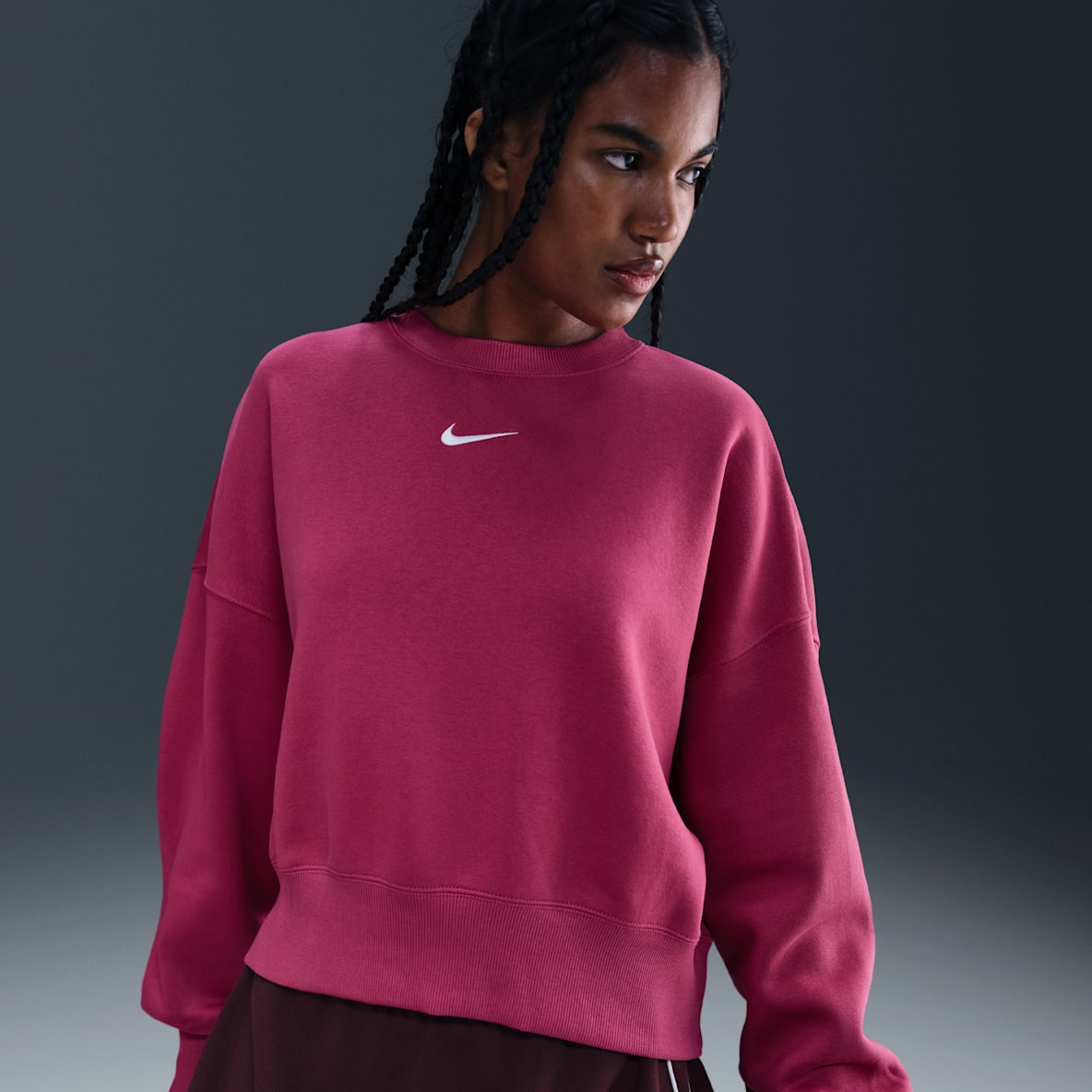 Nike Sportswear Phoenix Fleece Nike Sportswear Phoenix Fleece Women's Over-Oversized Crew-Neck Sweatshirt