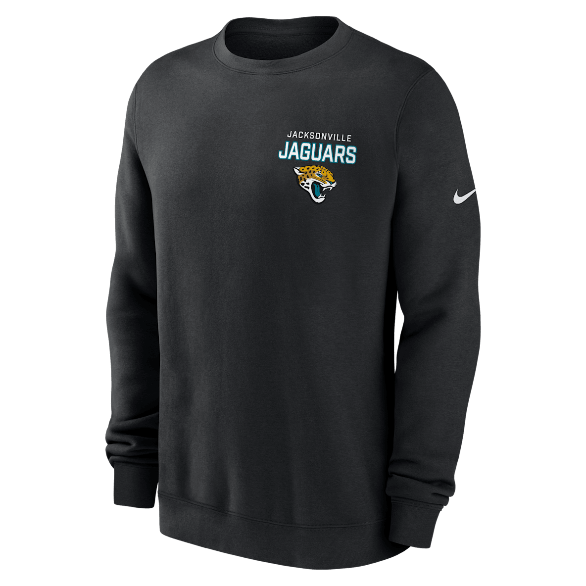 Jacksonville Jaguars Draw Block Club Jacksonville Jaguars Draw Block Club Men's Nike NFL Pullover Crew