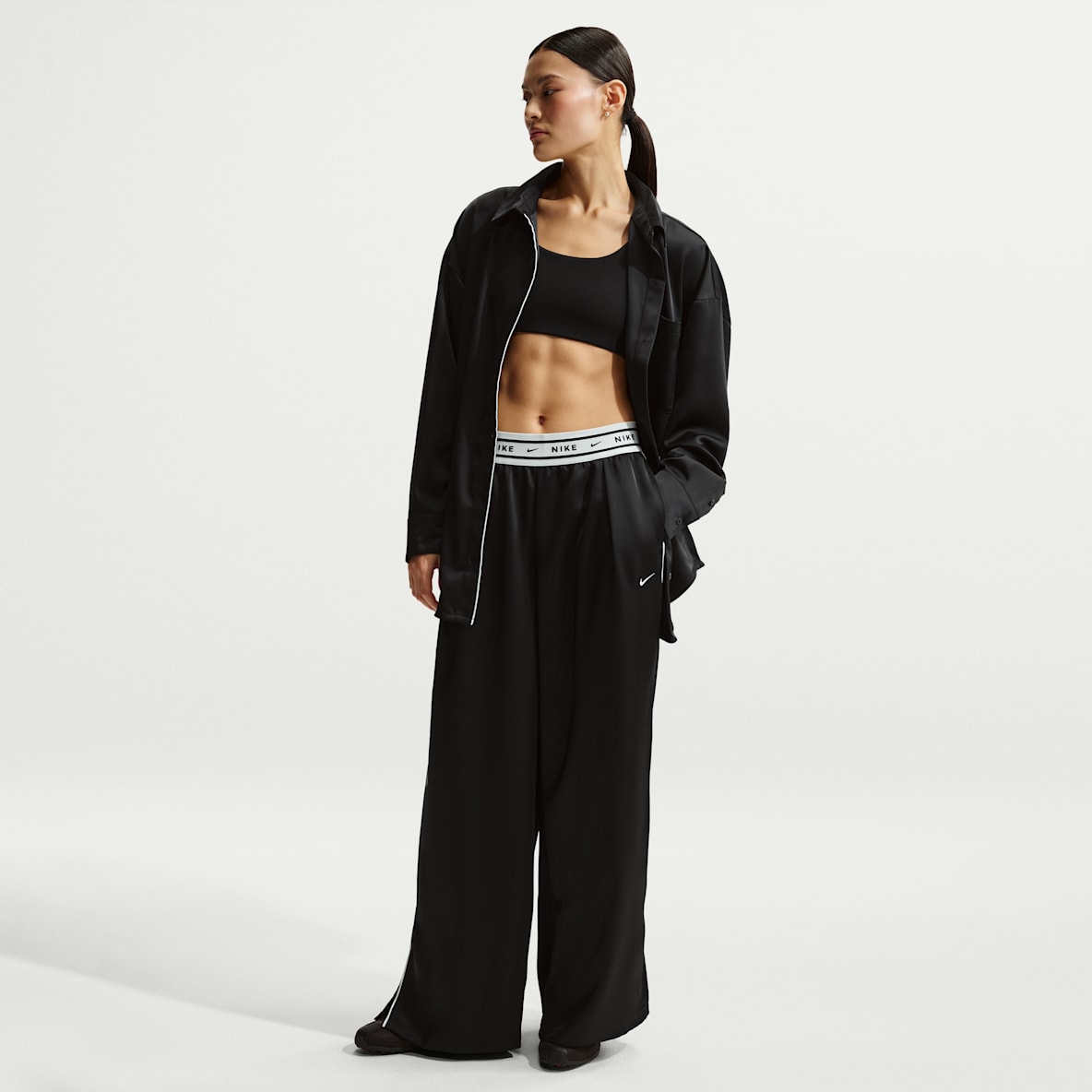 Nike Sportswear Women's Loose Mid-Rise Satin Pants