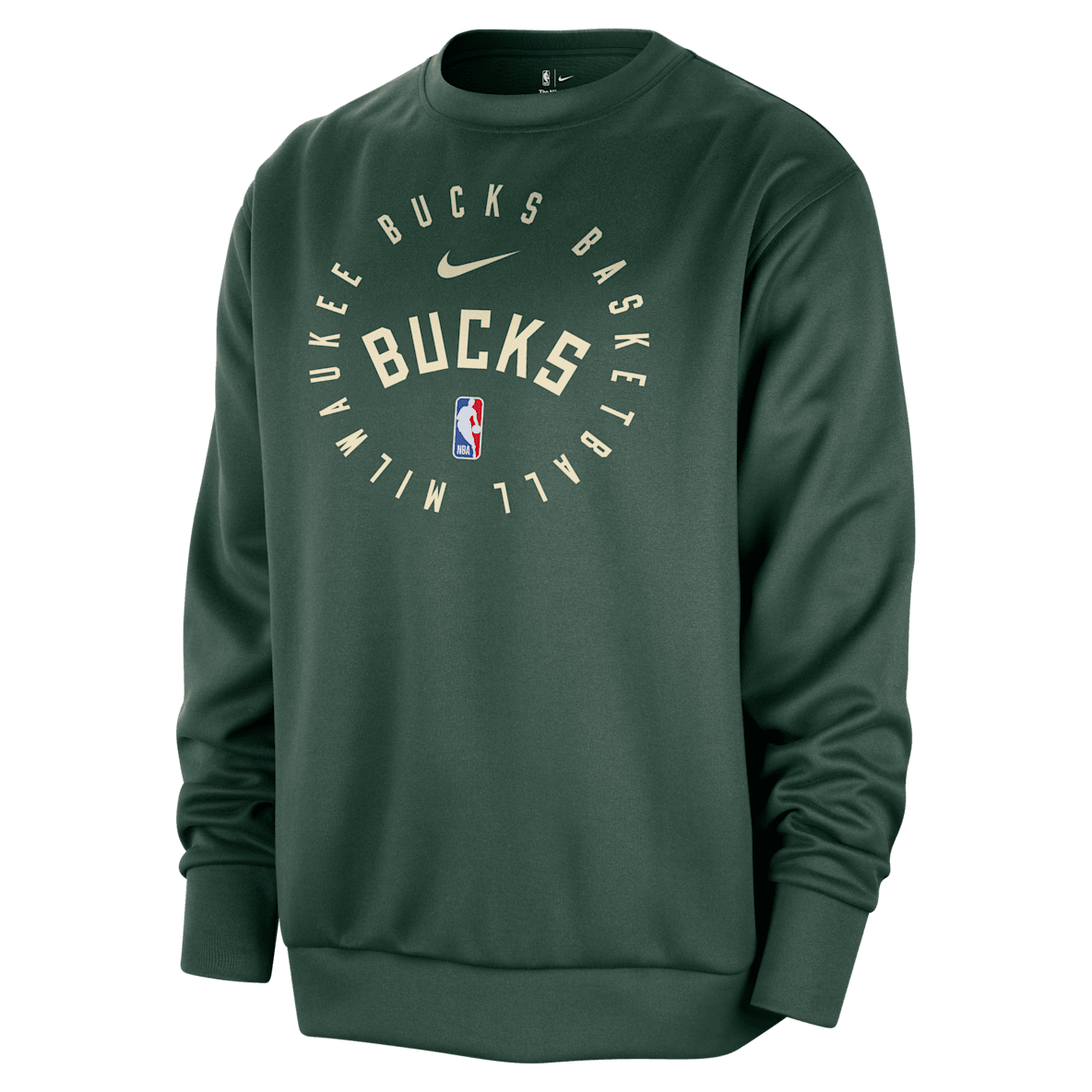 Milwaukee Bucks Spotlight Milwaukee Bucks Spotlight Men's Nike Dri-FIT NBA Crew-Neck Sweatshirt