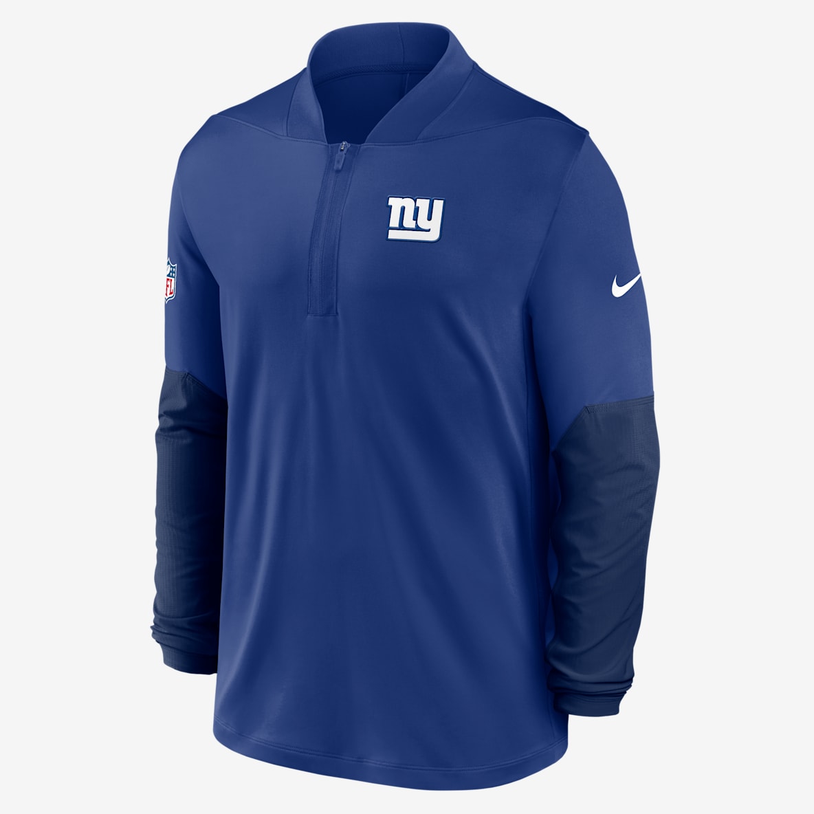 New York Giants Feel The Pressure New York Giants Feel The Pressure Men's Nike Dri-FIT NFL 1/2-Zip Top