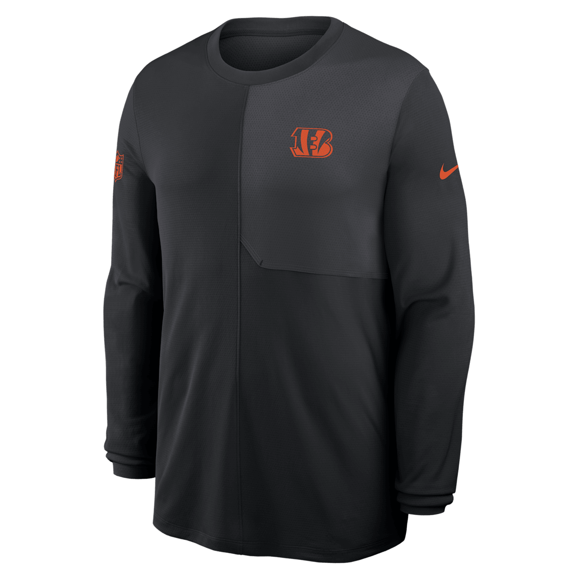 Cincinnati Bengals Sideline Coach Cincinnati Bengals Sideline Coach Men's Nike Dri-FIT NFL Long-Sleeve Top