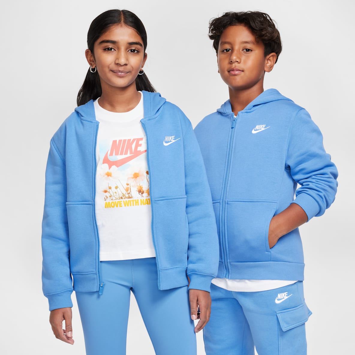 Nike Sportswear Club Fleece Big Kids' Full-Zip Hoodie